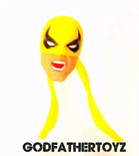 MARVEL LEGENDS MALE HEAD ONLY CUSTOM FODDER IRON FIST