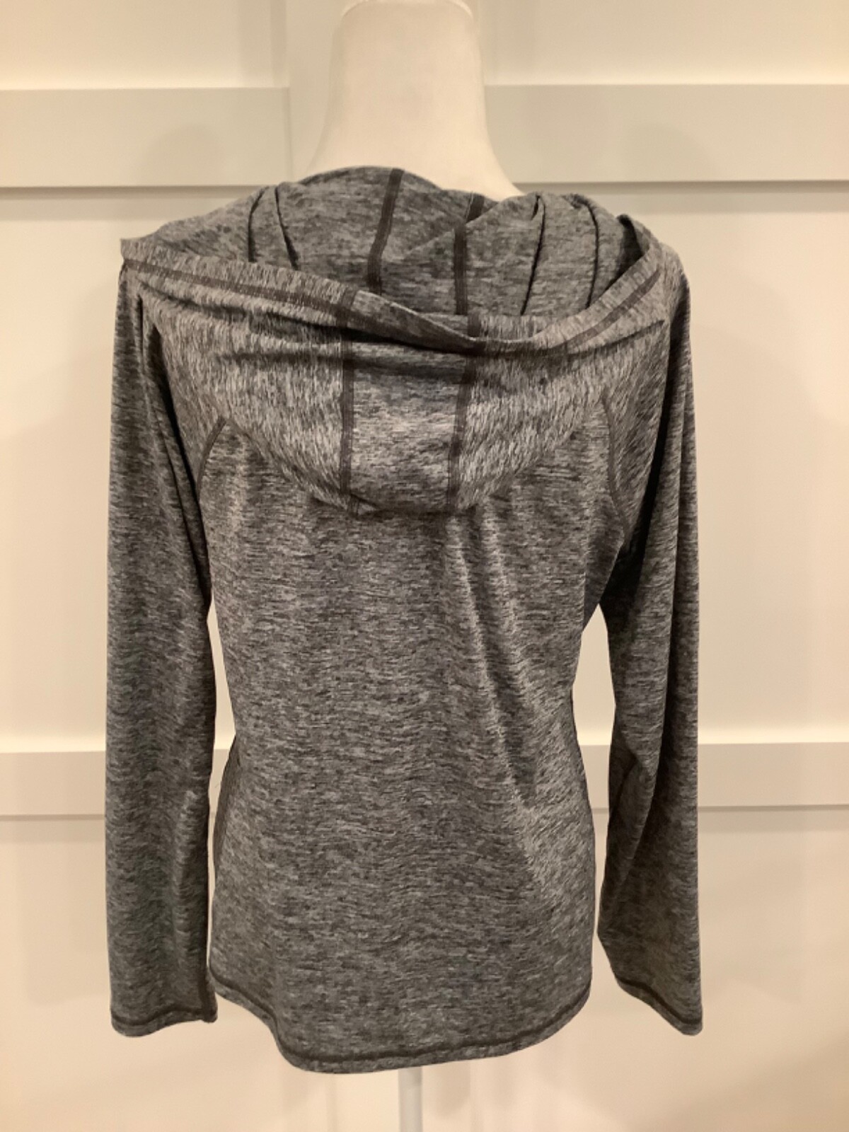 Ideology Pullover Women’s Heather Gray Hooded Lig… - image 5