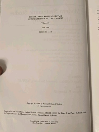 Modern Systematic Studies in African Botany Peter Goldblatt & Porter Lowry II - Picture 3 of 3