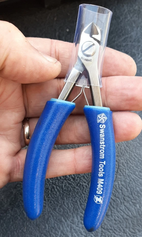 Lote de 2 cortadores de alambre diagonales laterales empotrados de precisión hechos en Estados Unidos ingeniero grado médico Foto 4 de 4