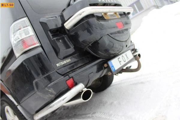 Impianto completo Fox dal catalizzatore Mitsubishi Pajero 4 V80 3.2l D dall'anno 06 - destro sinistro - Immagine 4 di 4