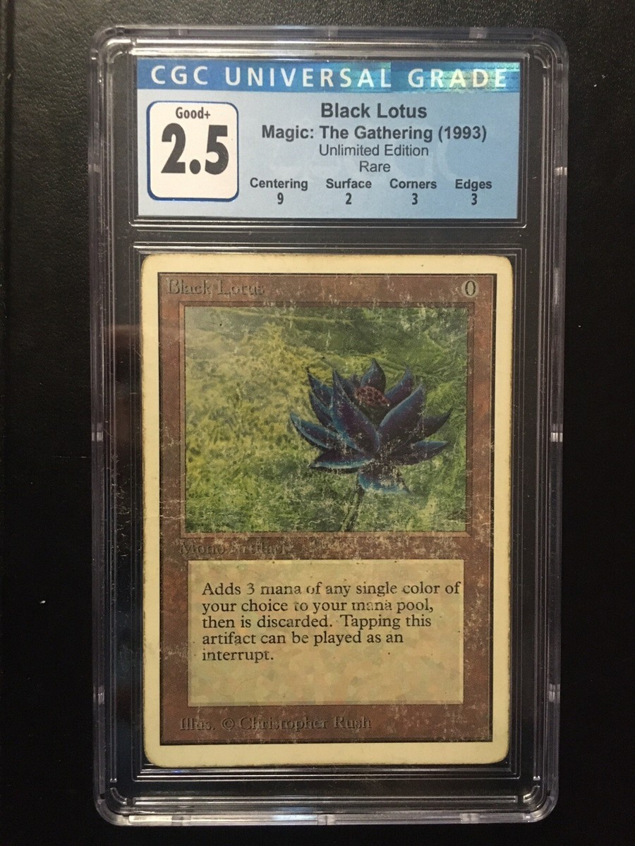 MTG Black Lotus Unlimited CGC Graded | eBay MTG Black Lotus Unlimited CGC Graded | eBay
