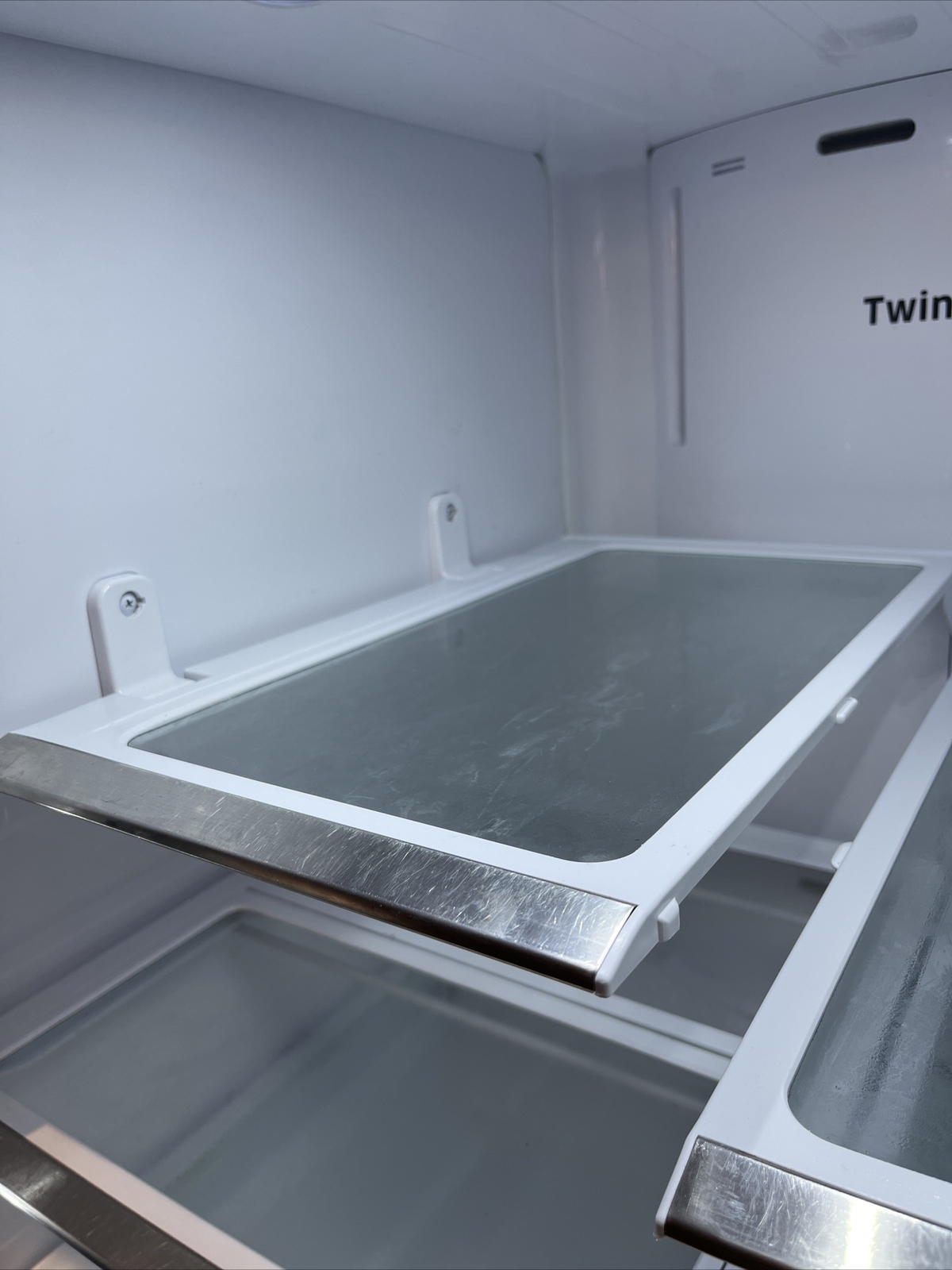 Samsung RF28HMEDBSR/AA Refrigerator Folding Flip Shelf top Left W