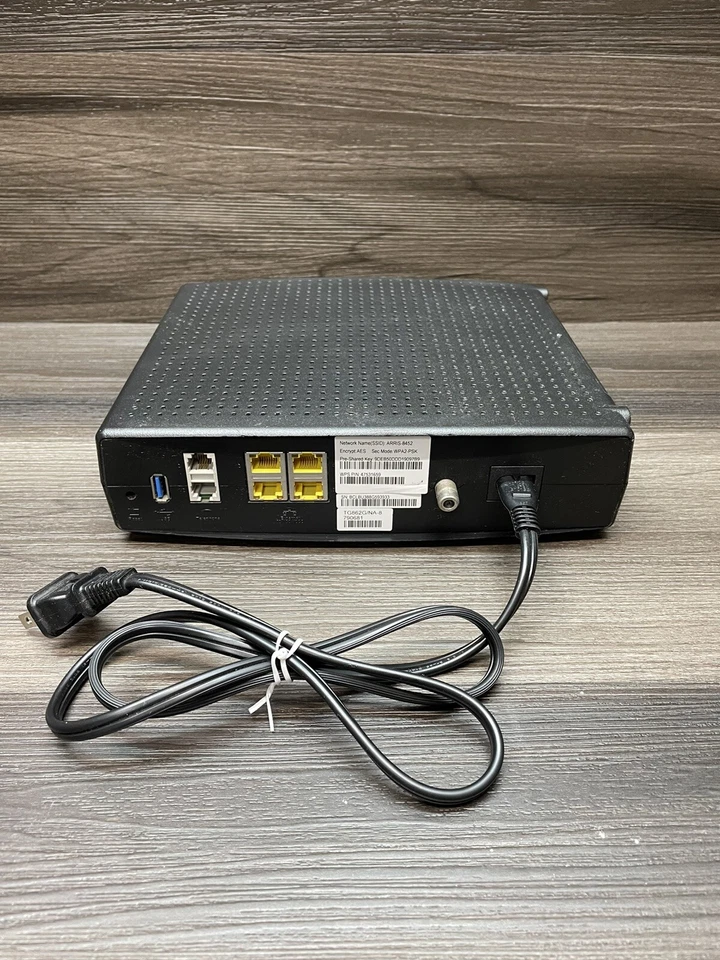 Arris TG862G Wireless DOCSIS 3.0 Cable Gateway Router Modem - Image 2 of 2