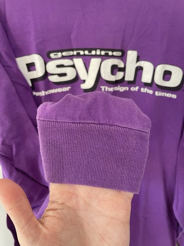 Vintage 80er 90er Psychowear Psycho Grafik Langarmshirt Streetwear Unisex Einheitsgröße - Bild 3 von 8
