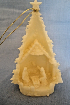VTG MARK KLAUS~2000 ORNAMENT~SPIRIT OF CHRISTMAS TREE,NATIVITY~2 SIDED~0713/3000