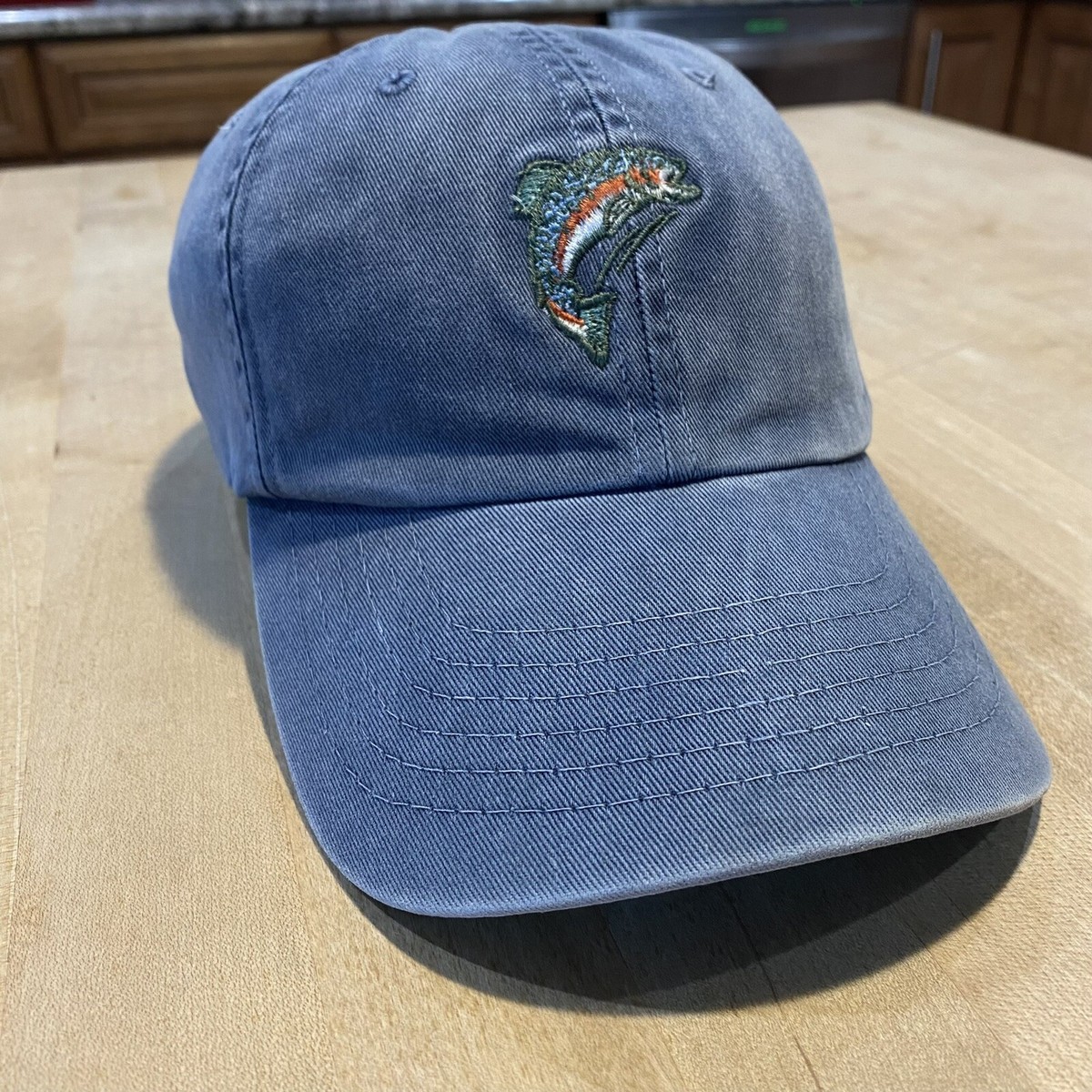 FILSONキャップ made in USA Filson Rainbow Trout Washed Low Profile Cap - Navy - Made In