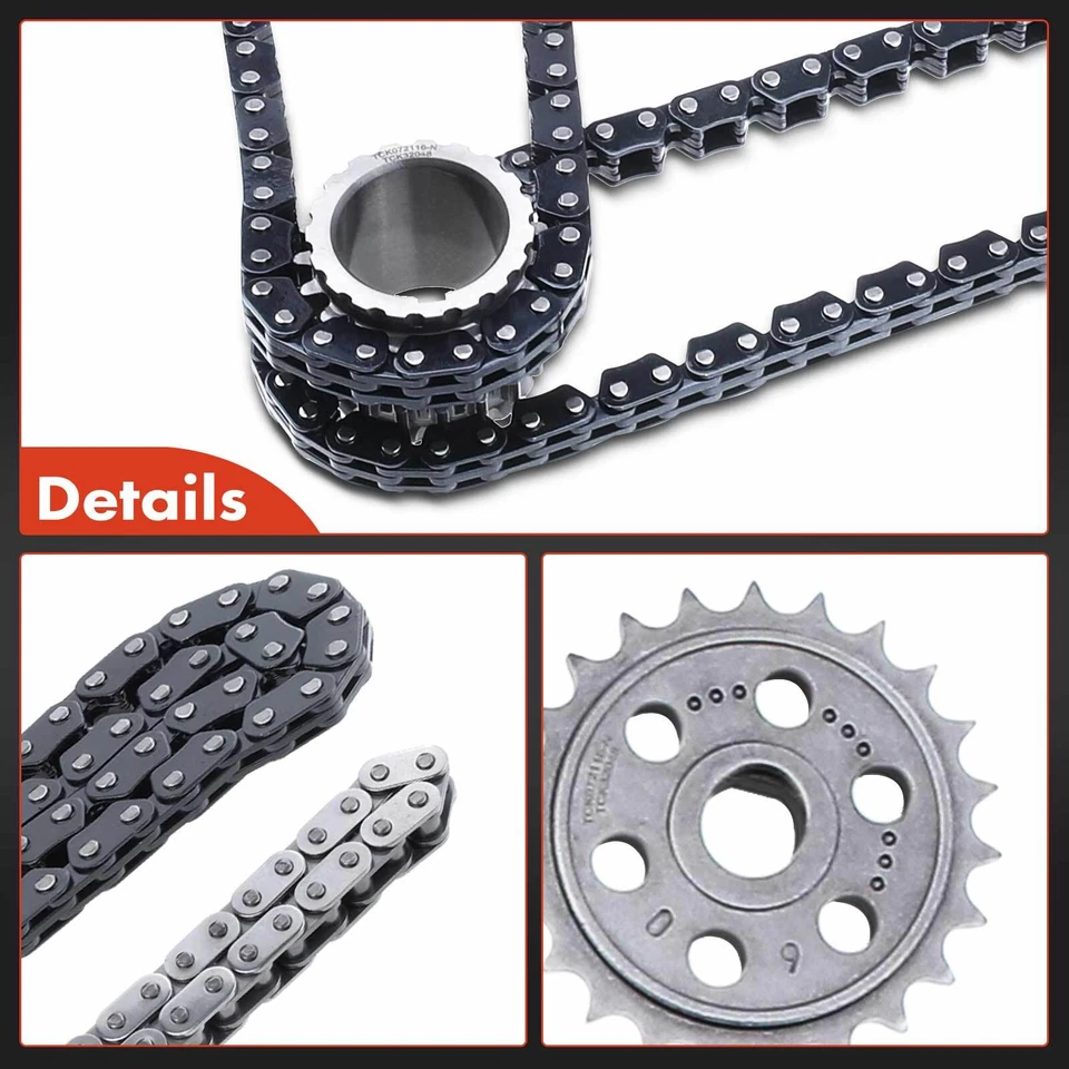 For Land Rover LR4 10-13 Range Rover 10-15 3.0L 5.0L 13x Engine Timing Chain Kit - Image 2 of 4