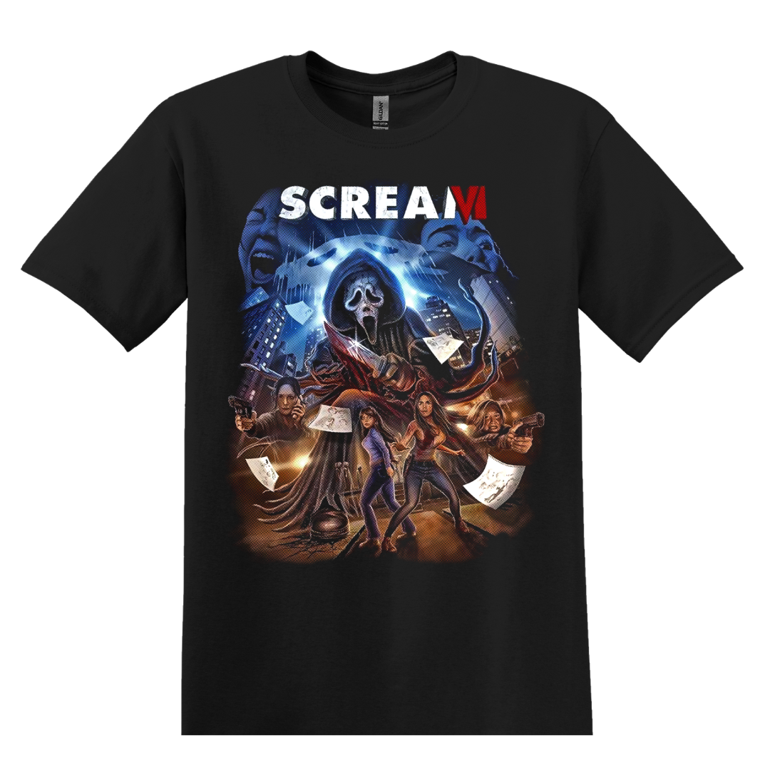 Scream VI Horror T-Shirt Black S-3XL | eBay