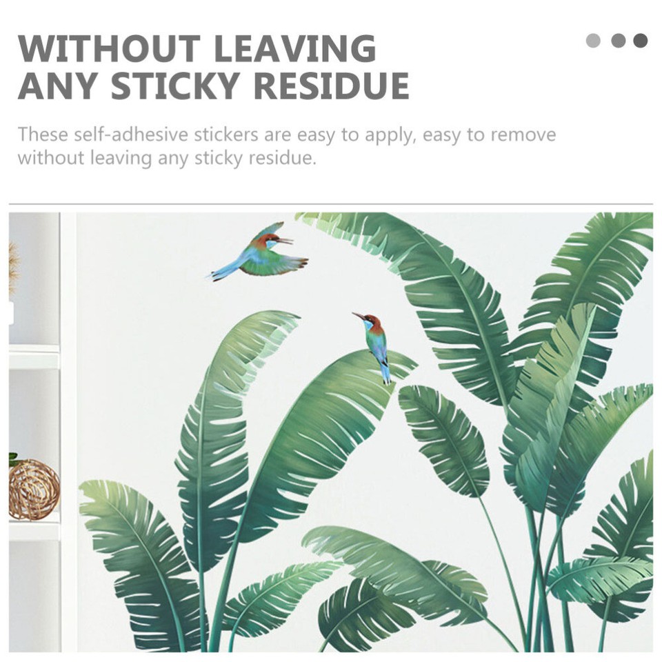 2 Pcs Office Decor Wall Sticker Selfadhesive Stickers Living Room