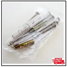 Single Cylinder Satin Nickel Deadbolt Thick Door Extension Kit with Handleset