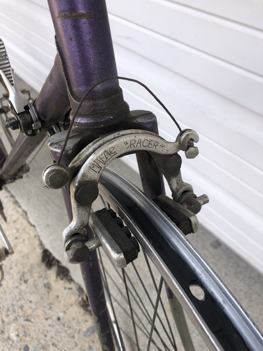 Vintage French Road Bike 62cm Steel Frame Mafac Racer Super