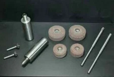 2VALVE SEAT GRINDER STONE HOLDER BLACK AND DECKER HEX DRIVE WITH 2 PILOTS