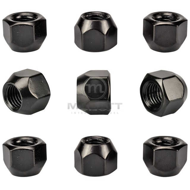 24 Black Wheel Nuts for Steel Rims Ford Ranger KIA Bongo PREGIO