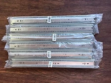 NEW LOT OF 7 (3 Pairs + 1) 18" Full Ext Drawer Slide D3031 Side Mount 100 lb