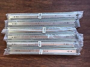 18in 100lb Side Mount Full Ext Push Open Ball Bearing Drawer Slide KV 8430P 18