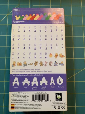 Cricut Cartridge - POOH FONT - Complete Winnie the Pooh | eBay