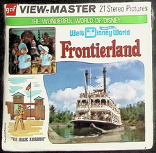 Walt Disney World Frontierland 3d View-Master 3 Reel Packet NEW SEALED