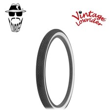 White WALL Small Brick 26" X 2.125" BEACH CRUISER TIRE Chopper Lowrider.