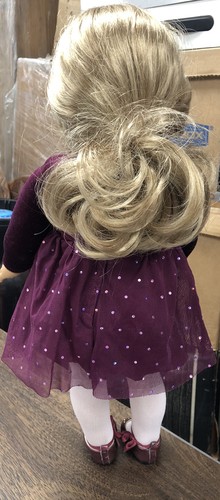 American Girl Doll Blonde Hair/ Brown Eyes Freckles - Picture 9 of 18