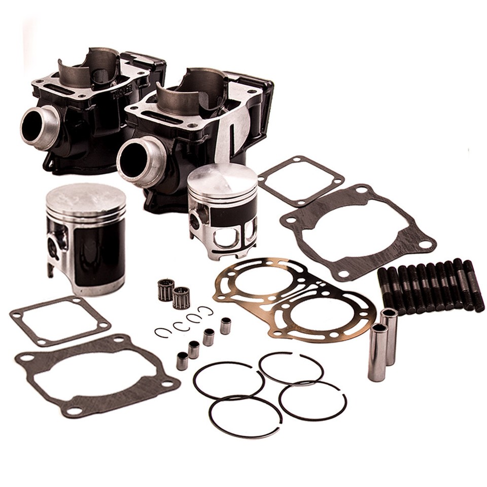 2 Cylinder Head Piston Gasket Top End Kit for Yamaha Banshee YFZ350 350