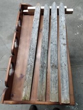 35" Weathered Project Wood  4 Fence Board Planks   Reclaimed Old Fence Wood