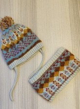 Zara Toddler Girls and Boys Hat Snood Scarf lot set Size 4-5T