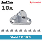 <!--F#f_0-->Stainless Steel Lashing Shockcord Bungee Rope Hooks Ute Marine Tonneau Tarp x10<!--F/-->