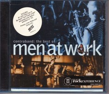 MEN AT WORK Contraband Best of VG 1996 Columbia/Legacy USA hype sticker CK-64791