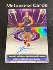 2025 Topps Chrome Basketball Purple Refractor Yanic Konan-Niederhauser #TAIR-YKN