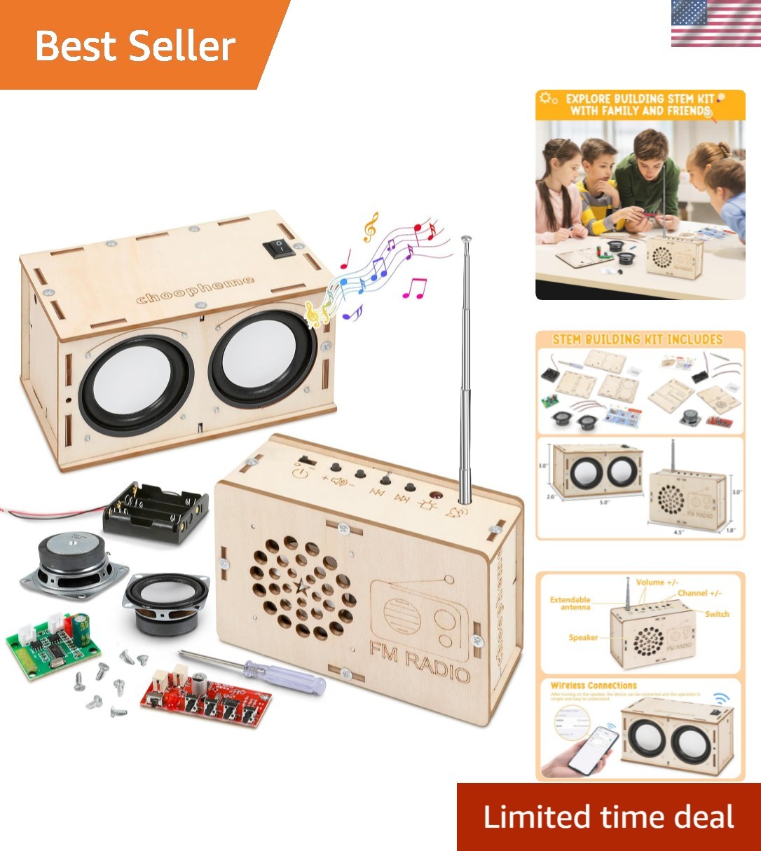 Stem Projects Toys for Boys age 8-12 12-14 Science Kit Build