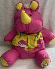 Fisher-Price Puffalump Wild Rhino 1987 Good Condition Doesn  t Have Glasses