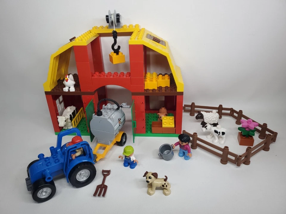 LEGO Duplo 5649 La Gran Granja Granja Tractor Figuras Animales Completas BE - Imagen 2 de 4