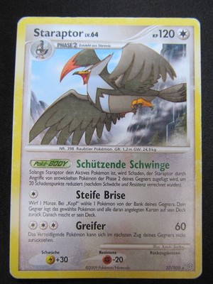 D&P, Stormfront, 27/100, Staraptor, Rare, German #MB839#