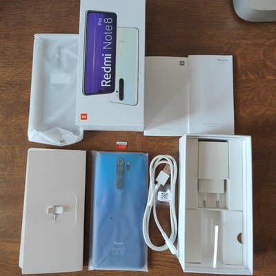 Xiaomi Redmi Note 8 Pro - ocean blue - 6GB / 64GB / OVP / + Zubehörpaket