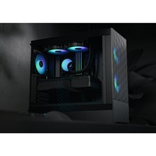 Fractal Design Case FD-C-POR1A-02 Mid Tower Pop Air RGB Black Cyan Clear
