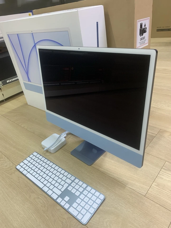 iMac 24 inch M1 Processor 16GB RAM 512GB SSD 4.5K Retina 2021 Blue Locked (2) - Image 3 of 4