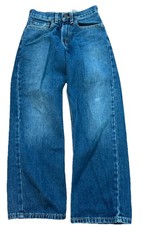 Wrangler Boys Jeans Size 10 Regular Adjustable Waist Blue Denim Classic Straight