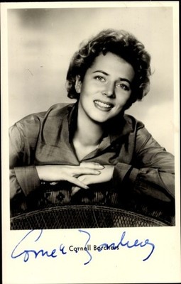 Ak Schauspielerin Cornell Borchers, Portrait, Autogramm - 10890693