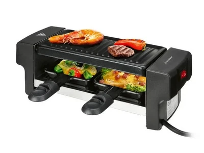 SILVER CREST Raclette Grill Tischgrill für 2 Personen Antihaft beschichtet 350W NEU OVP