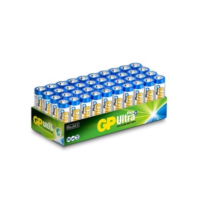 AA Batterien - 40 Stück | Ultra Plus | AA Alkaline 1,5 V / LR06 Batterien -