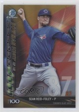 2017 Bowman Chrome Scouts Top 100 Gold Refractor 22/50 Sean Reid-Foley 7tr