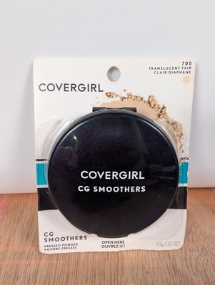 Covergirl CG Smoothers Pressed Powder Compact 705 Translucent Fair  0.32 oz NEW