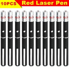 10-Pack 900Miles Cat Toy Laser Pointer Pen Red Light Visible Beam Lazer 1mW Pro