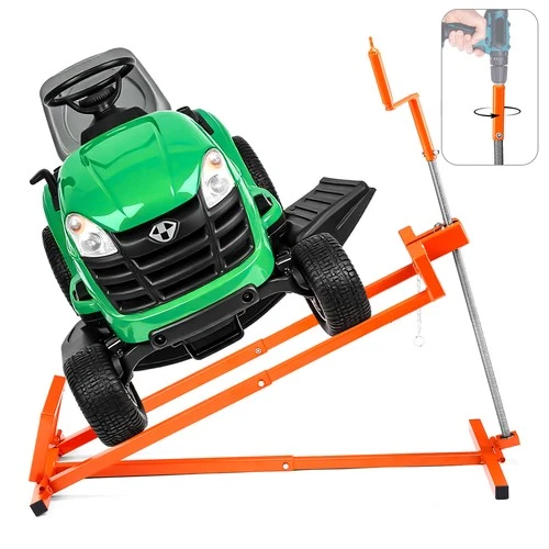 880 Lbs Ride on Lawn Mower Lift Jack for Garden Mowers and Tractors
