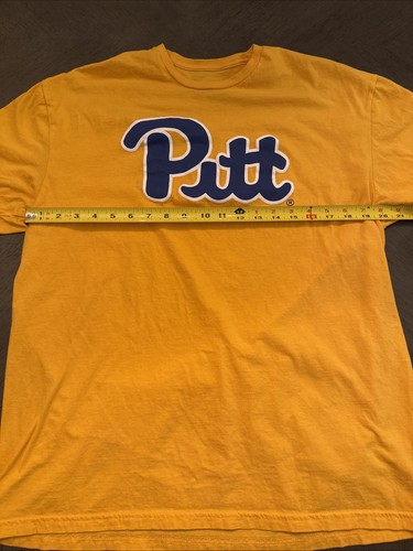 Herren XL Cyan Soft Pitt Panthers gelb Kurzarm T-Shirt, kostenloser Versand! - Bild 5 von 8