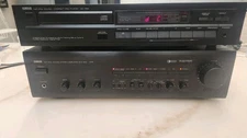 Yamaha CD-450 CD Player + AVX-500 Stereo Amplifier  Tested---Overvi