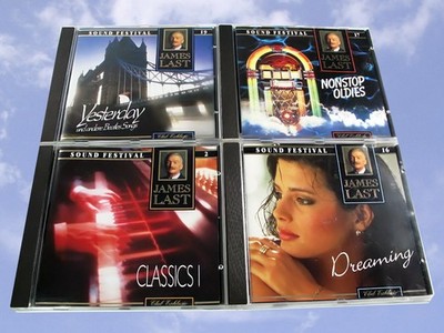 James Last Sound Festival 2,16,17,19 Musik CDs 4 Stück Club Exclusiv Edition TOP