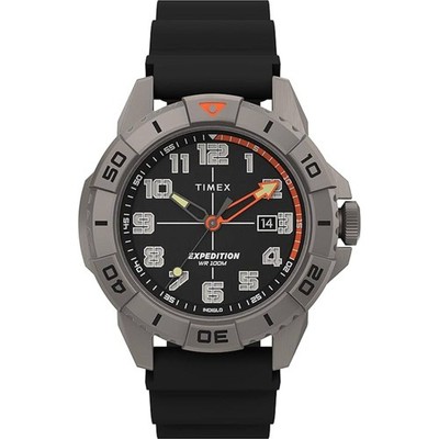 Timex Men's Watch Expedition North Quartz Black Dial Silicone Strap TW2V40600JR