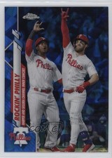 2020 Topps Chrome Update Sapphire Edition Bryce Harper Jean Segura #U-74 00jz